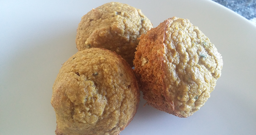Vegan Peach Cobbler Blender Muffins